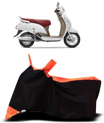 VESMEI Two Wheeler Cover for Suzuki(New Access 125, Orange)