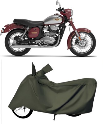 BbcMart Waterproof Two Wheeler Cover for Royal Enfield(Bullet 350, Green)