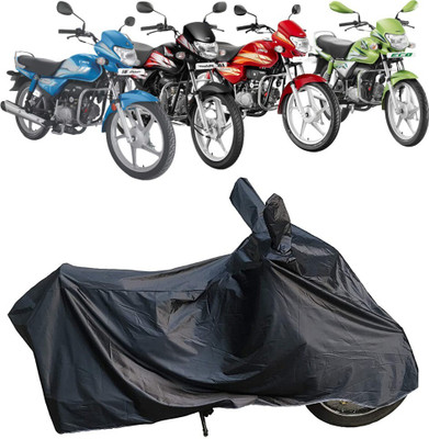 DeepShakshi AUTOMOTIVE Waterproof Two Wheeler Cover for Hero(HF Deluxe, Black)