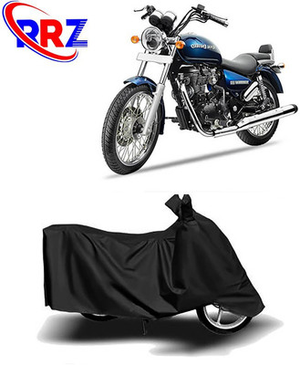 RRZ Waterproof Two Wheeler Cover for Royal Enfield(Thunderbird 350, Black)