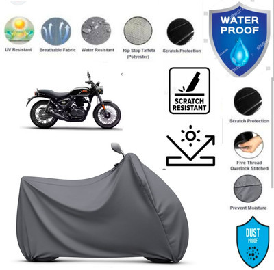Batterflye Two Wheeler Cover for Royal Enfield(Bullet 350, Grey)