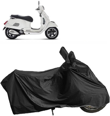 DIGGU Two Wheeler Cover for Vespa(GTS Super 125, Black)