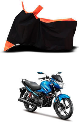 VESMEI Two Wheeler Cover for Hero(Glamour i3s BS6, Orange)