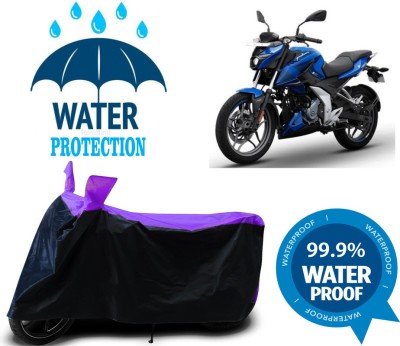 RTS COLLECTIONS Waterproof Two Wheeler Cover for Bajaj(Pulsar 150 BS6, Multicolor)