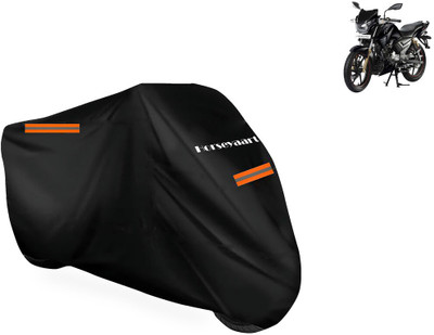Horseyaart Waterproof Two Wheeler Cover for TVS(Apache RTR 180, Black)