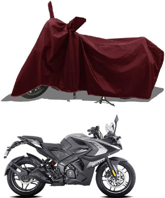 DeepShakshi AUTOMOTIVE Two Wheeler Cover for Bajaj(Pulsar 135, Maroon)