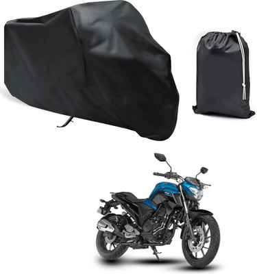 GOSHIV-car and bike accessories Waterproof Two Wheeler Cover for Yamaha(FZ16, Black)