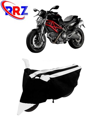 RRZ Waterproof Two Wheeler Cover for Ducati(Monster 795, Black, White)