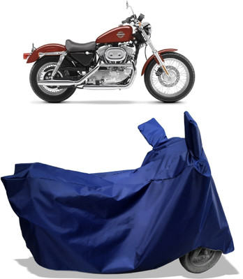 Amexride Two Wheeler Cover for Harley Davidson(XL 883, Blue)