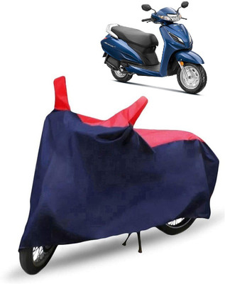 Mdstar Waterproof Two Wheeler Cover for Honda(Activa, Red, Blue)