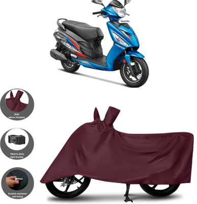 WMIZEXA Waterproof Two Wheeler Cover for Hero(Maestro Edge 110 BS6, Maroon)