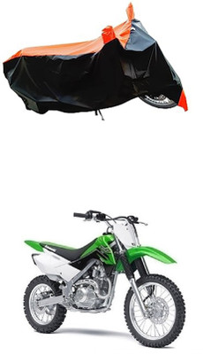 VESMEI Two Wheeler Cover for Kawasaki(KLX 110, Orange)