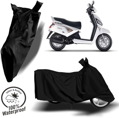 Autoinnovation Waterproof Two Wheeler Cover for Mahindra(Gusto 125, Black)