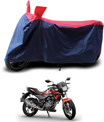 AASHTIK MART Two Wheeler Cover for Hero(CBZ TYPE 1, Red, Blue)