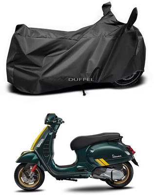 SK AUTO Two Wheeler Cover for Vespa(Vespa SXL, Black)