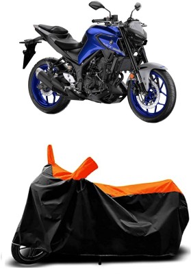 VESMEI Two Wheeler Cover for Yamaha(MT 07, Orange)