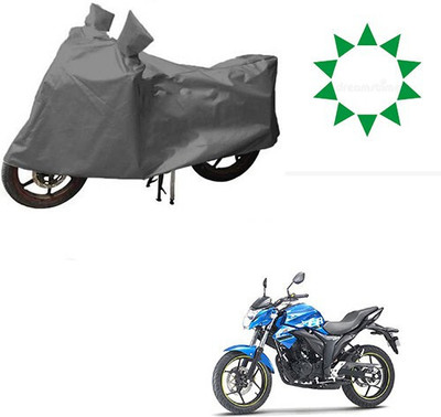 DeepShakshi AUTOMOTIVE Waterproof Two Wheeler Cover for Suzuki(Gixxer, Grey)