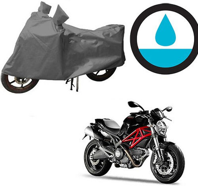 DeepShakshi AUTOMOTIVE Waterproof Two Wheeler Cover for Ducati(Monster 796 S2R, Grey)