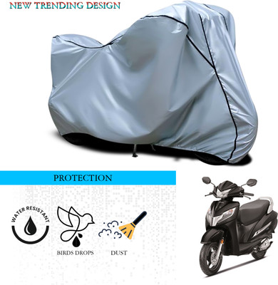 ANTHUB Waterproof Two Wheeler Cover for Honda(Activa, Silver)
