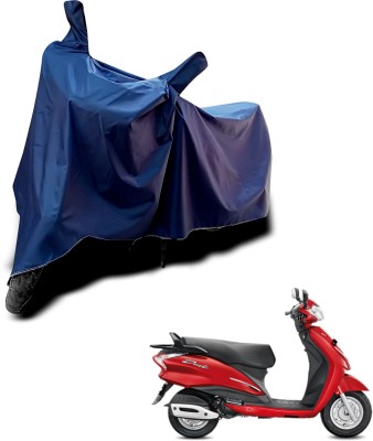 KEDIT Two Wheeler Cover for Hero(Duet 125CC, Blue)