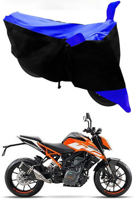 Mdstar Waterproof Two Wheeler Cover for KTM(250 Duke, Blue, Black)