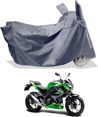 Amexride Two Wheeler Cover for Kawasaki(Z250 BS6, Grey)