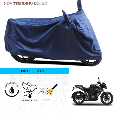 ANTHUB Waterproof Two Wheeler Cover for Bajaj(Pulsar NS200, Blue)