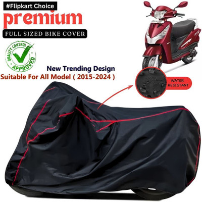 CoverXpert Two Wheeler Cover for Hero(MotoCorp Destini 125, Black, Red)