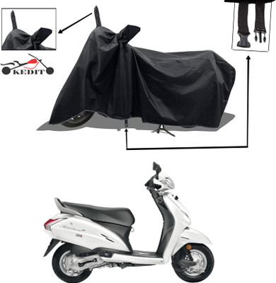 KEDIT Two Wheeler Cover for Honda(Activa 4G, Black)