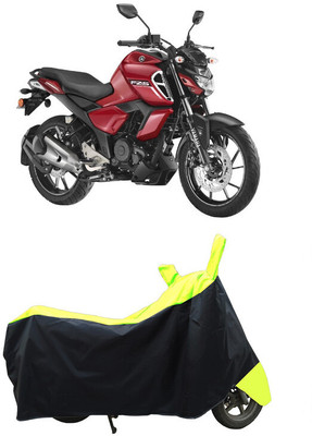 Coxtor Waterproof Two Wheeler Cover for Yamaha(FZ S FI New BS6, Yellow)