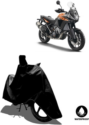 Amexride Waterproof Two Wheeler Cover for KTM(1050 Adventure BS6, Black)