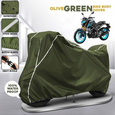 AutoGalaxy Waterproof Two Wheeler Cover for Yamaha(MT 15, Green)