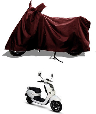 GROFATIK Two Wheeler Cover for Okinawa(Lite, Maroon)