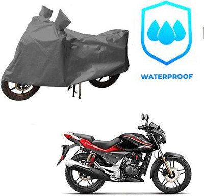 MMSSTAR Waterproof Two Wheeler Cover for Hero(CBZ Extreme, Grey)