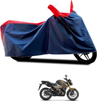 PAGORA Waterproof Two Wheeler Cover for Hero(Motocorp Xtreme 160 R, Black, Red)