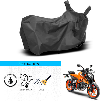 ANTHUB Waterproof Two Wheeler Cover for KTM(390 Duke, Black)