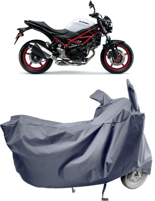Amexride Two Wheeler Cover for Suzuki(SV650, Grey)