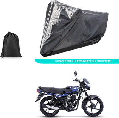 PAGORA Waterproof Two Wheeler Cover for Bajaj(CT110, Grey)