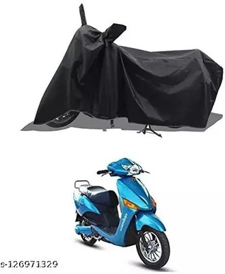 gurukul mart Waterproof Two Wheeler Cover for MV Agusta(Electric Optima BS6, Black)