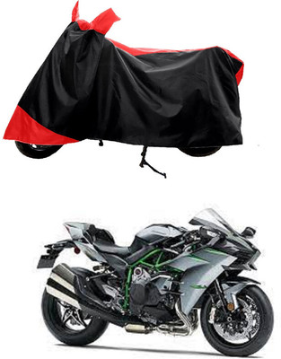 GROFATIK Two Wheeler Cover for Kawasaki(Ninja H2, Red)