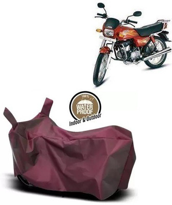 OliverX Waterproof Two Wheeler Cover for Honda(CD deluxe, Maroon)