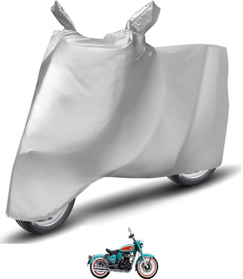 Caronix Waterproof Two Wheeler Cover for Royal Enfield(Silver)