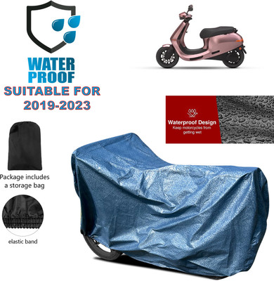 GOSHIV-car and bike accessories Waterproof Two Wheeler Cover for Ola(Blue)