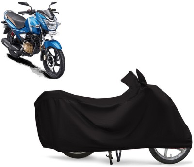 EGAL Two Wheeler Cover for TVS(Victor Premium BS6, Black)