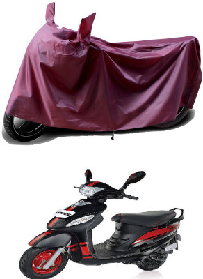 THE REAL ARV Waterproof Two Wheeler Cover for Mahindra(Rodeo UZO, Maroon)