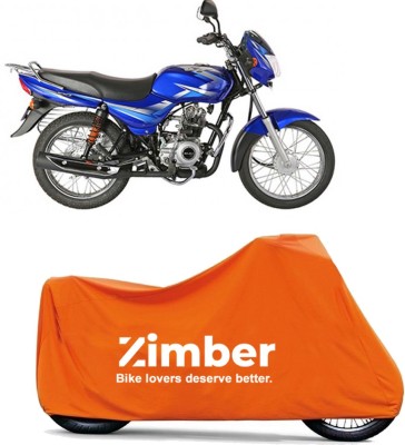 THE REAL ARV Two Wheeler Cover for Bajaj(CT100, Orange)