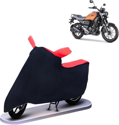KEDIT Two Wheeler Cover for Yamaha(FZ-X, Red, Black)