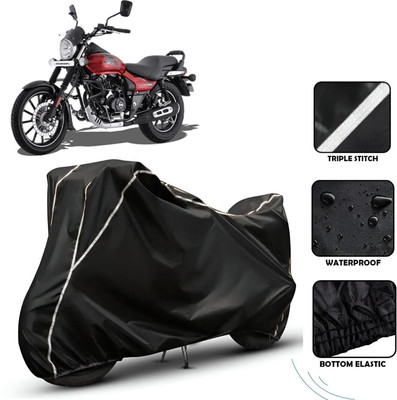 OliverX Waterproof Two Wheeler Cover for Bajaj(Avenger, Black)