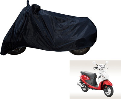 Mdstar Waterproof Two Wheeler Cover for Hero(Pleasure, Black)