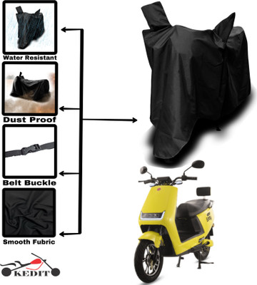 KEDIT Two Wheeler Cover for Universal For Bike(Electric EDDy, Black)